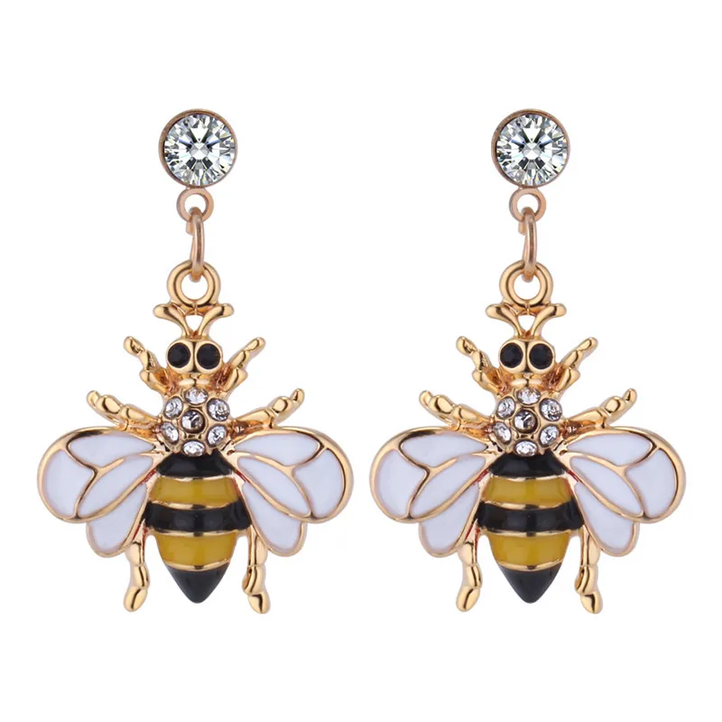 

New style popular cute Bee Earrings with Animal shape earrings for women's fashionable personality Earrings G0523