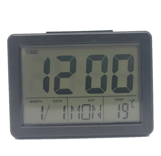 LED Digital Clock Modern Design Decorative Bedroom Electronic Table