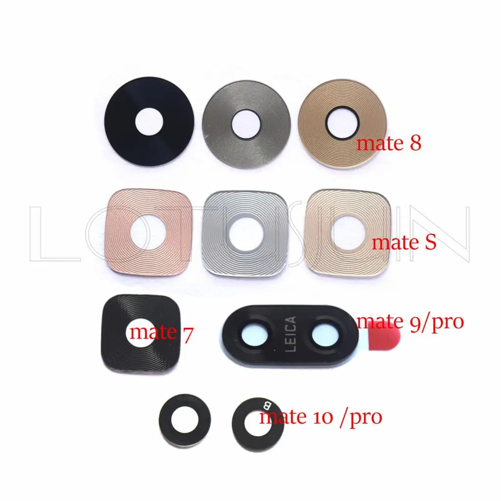 Стеклянный объектив с наклейкой для задней камеры Huawei Ascend mate 7 8 S 9 pro 10 1 шт.|lens for