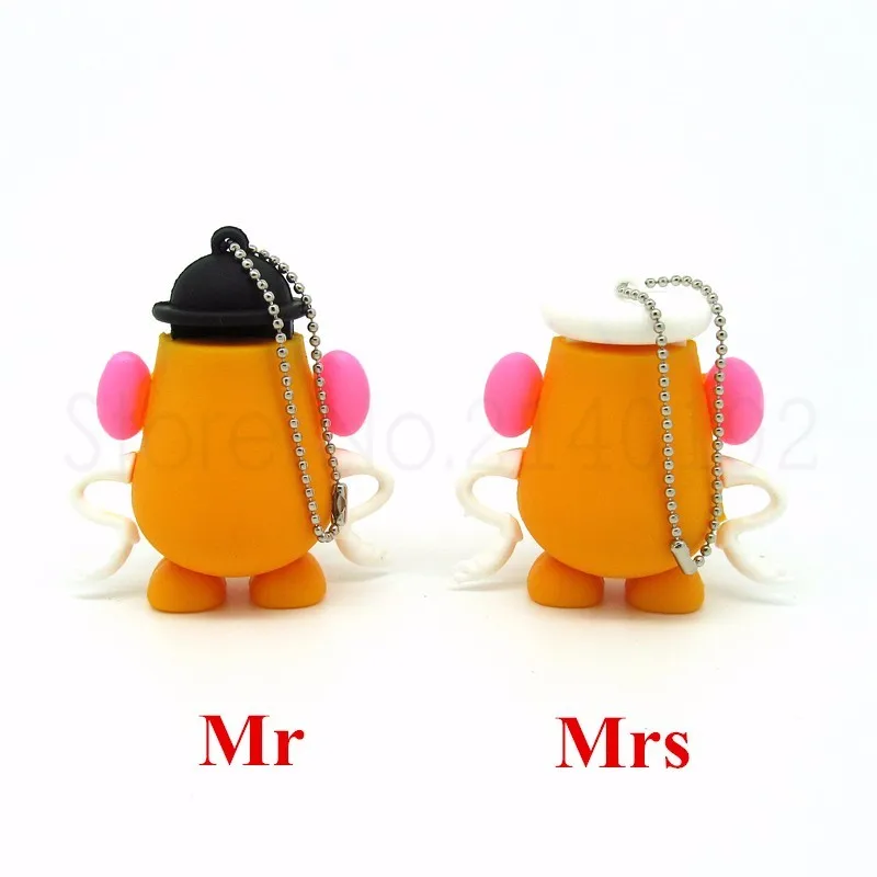 Серия игрушек Mr& Mrs potato head флэш-накопитель usb мини-компьютер в подарок карта памяти 4 ГБ 8 ГБ 16 ГБ 32 ГБ