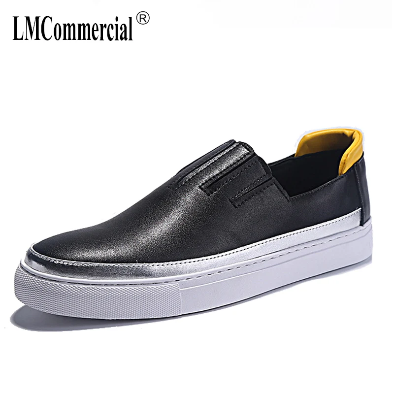 

spring autumn summer 2018 new men's shoes British reto casual leather men casual breathable sneaker fashion all-match cowhide