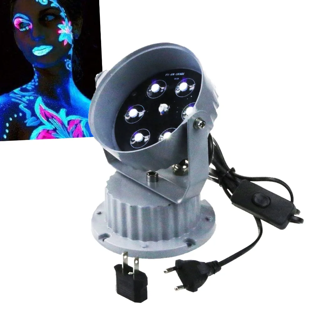Blacklight UV LED 365nm Ultra Violet Lamp for Glow in the Dark Paint