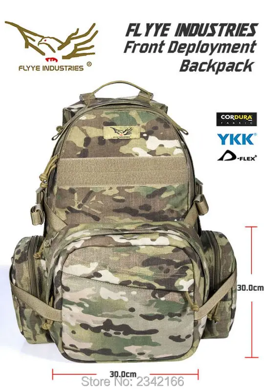 

Hot Saling  FLYYE genuine MOLLE ILBE Main Backpack Military camping hiking modular combat CORDURA FY-PK-M016