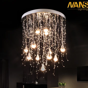 

modern chandelier lighting led bulb high brightness crystal beads for chandeliers crystal chandelier pendant avize
