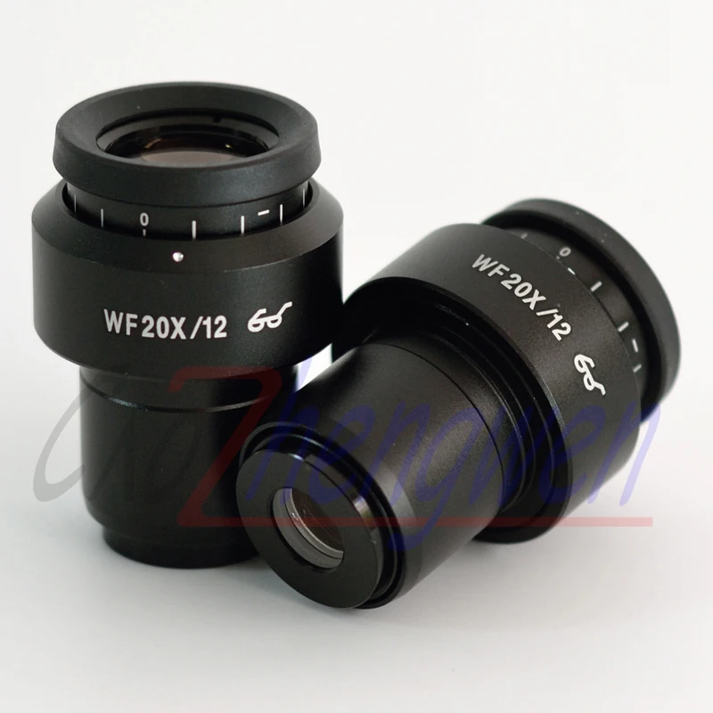 FYSCOPE 20x зум стерео микроскоп план высокий окуляр широкий окуляр с регулируемым полем зрения зеленая пленка