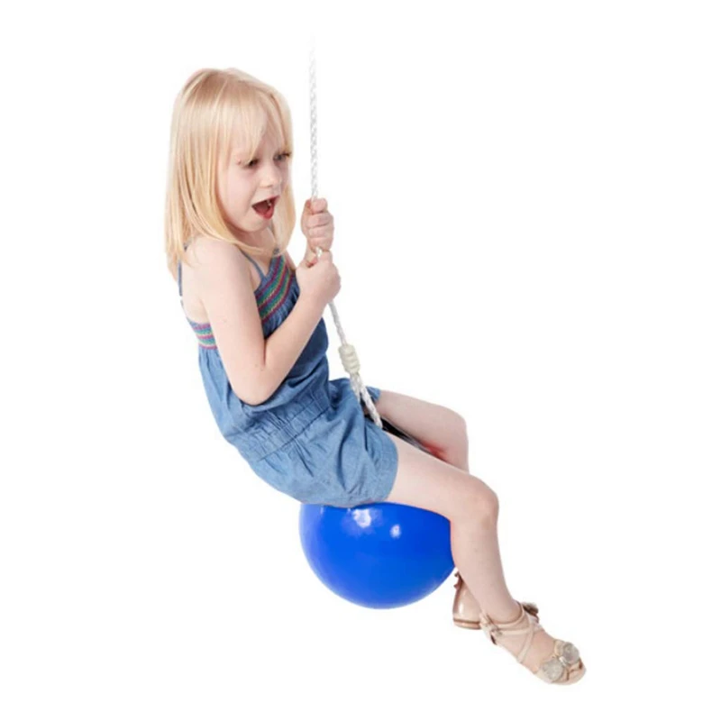 Сверхмощный детская движущаяся сиденье плавучий мячик качели набор с подвеской веревка подарок на день рождения для мальчиков и девочек