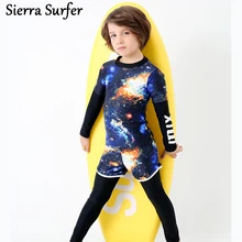 Детский купальный костюм из 2 предметов детское бикини для плавания новые детские купальники для мальчиков Cocuk Mayo Badeanzug