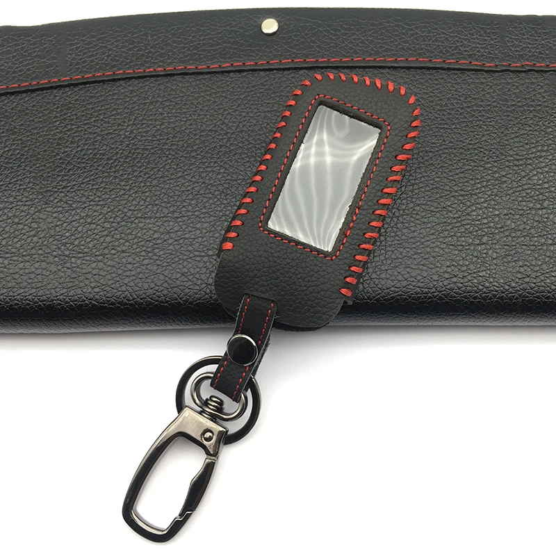 2017 100 Genuine Leather Exquisite Case Cover For Car Alarm Remote Controller for Starline A93 A63