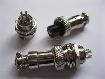 

15pcs/lot x XLR 2~6 Pin 12mm Audio Cable Connector Chassis Mount Aviation Connector