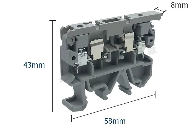 do parafuso do conector do trilho do