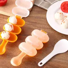 1 шт. DIY милый мини рис и для овощных роллов плесень устройство для приготовления мясных шариков суши онигири Инструмент Кухонные гаджеты ок 0761