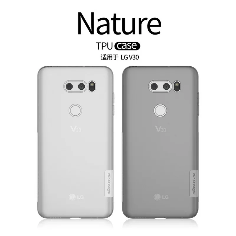 

For LG V30 Case Nillkin Transparent Clear Soft Silicone shell TPU Cases Back Cover mobile phone bags For LG V30+ V30 PLUS H930