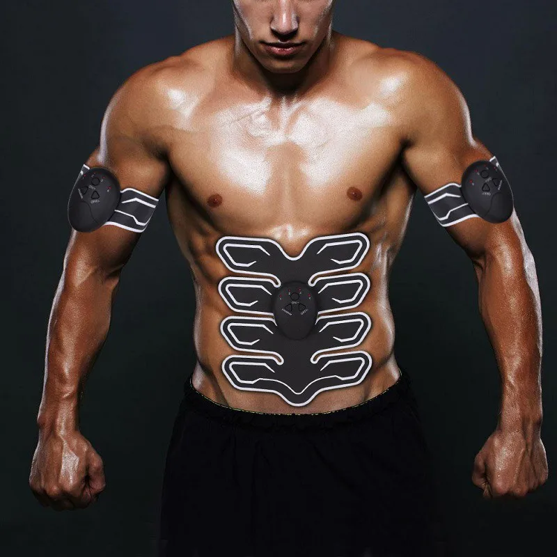 

Smart Muscle Stimulator Body Slimming Abdominal Muscle Exerciser Training Device Battery Abs Fit training Massager Muscles Train