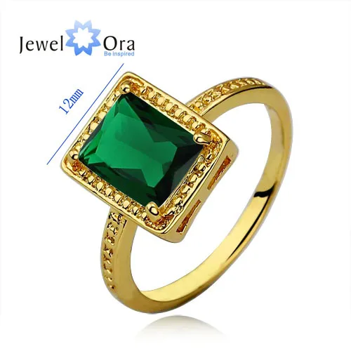 green stone gold ring design for female