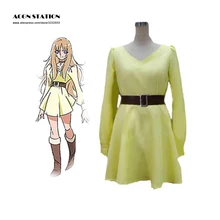 Envío Gratis Anime Saint Seiya Yuna Niño Adulto Amarillo Cosplay Traje de Cosplay de Halloween para Las Mujeres