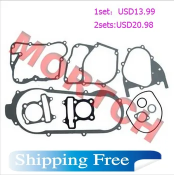 

Chinese scooter GY6 parts GY6 150cc Full Set of Gasket 12" rim for Scooter Moped ATV motorcycle part 139QMB 152QMI 157QMJ