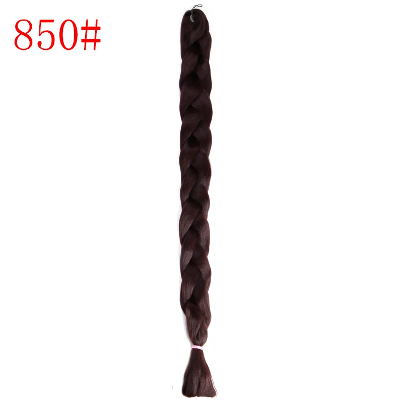 Aisi волос 41 дюймов Синтетические косички, волосы, цельный 165 гр., вязанные крючком, огромные косички, на крючках, накладные волосы на 29 Цвета - Цвет: #18