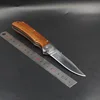 Cuchillo de bolsillo plegable EDC, multiherramienta de defensa, táctico, supervivencia, Campamento, caza, combate al aire libre, mango de madera ► Foto 2/6
