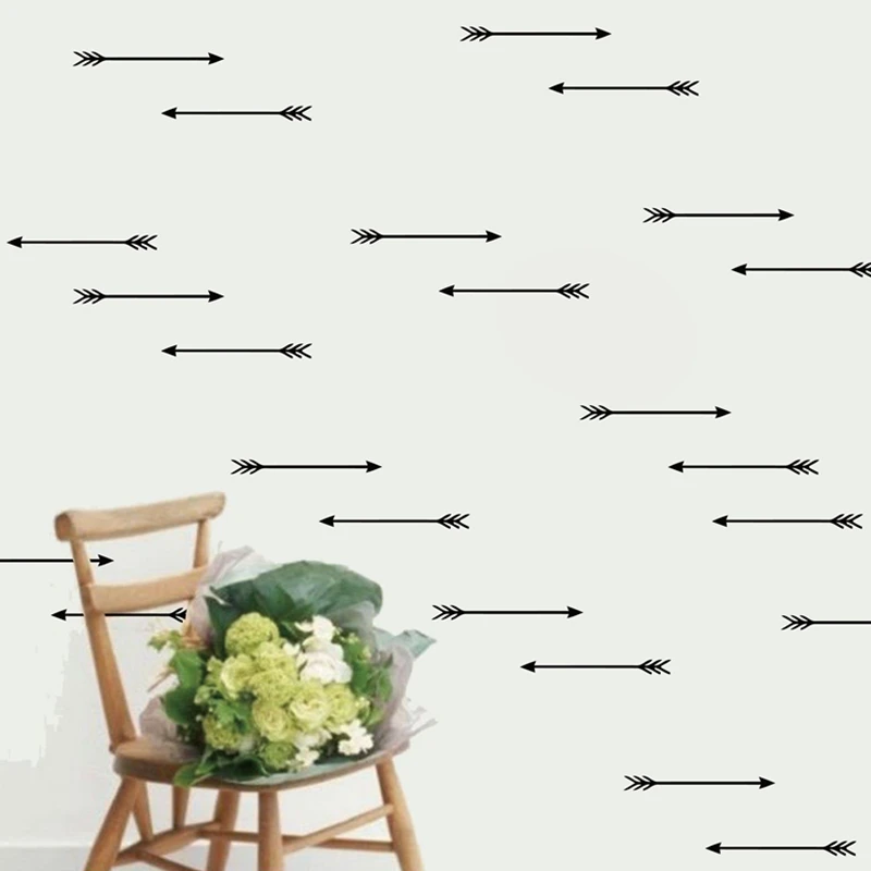 

Arrow Wall Decals , Arrows Pattern Wall Sticker Removable Kids Room decoration art Wall Decors Free Shipping set of 24pc