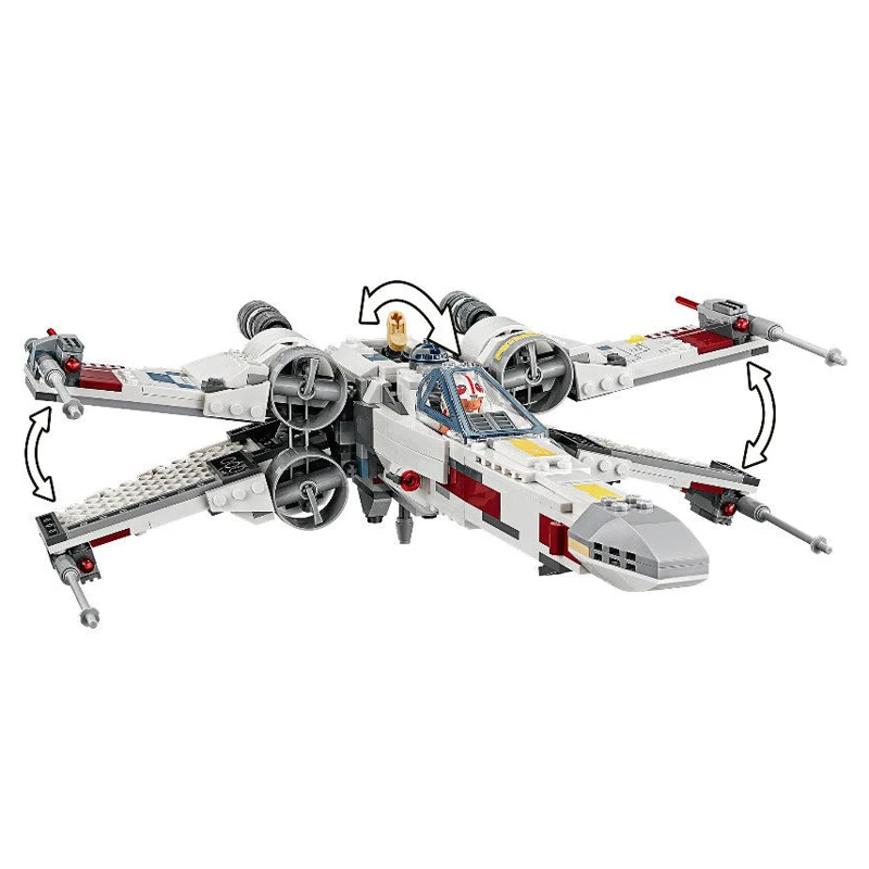 Новые Звездные войны серии X Wing Star совместимые 75218 строительные блоки кирпичи
