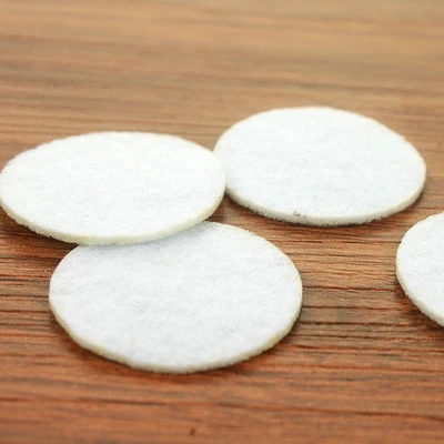 1CM White 2000 шт. маленькие круглые Войлок 1 см тканевые подкладки цветок аксессуары патчи круглые фетровые диски - Цвет: 1CM White