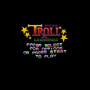 

Super Troll Islands 16 bit Big Gray Game Card For NTSC Game Player Drop Shipping