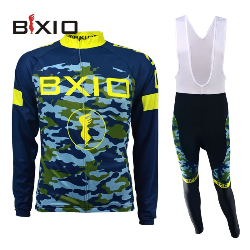 BXIO Pro Team Комплекты для велоспорта Ropa Ciclismo зимняя одежда для велоспорта с длинным рукавом камуфляжная одежда для велоспорта 052 - Цвет: winter