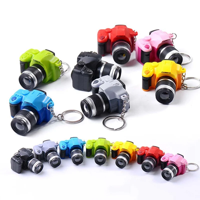 

Camera Car Key Chains Kids Digital Camera Toy LED Luminous Sound Glowing Pendant Keychain Bag Accessories Plastic Toy