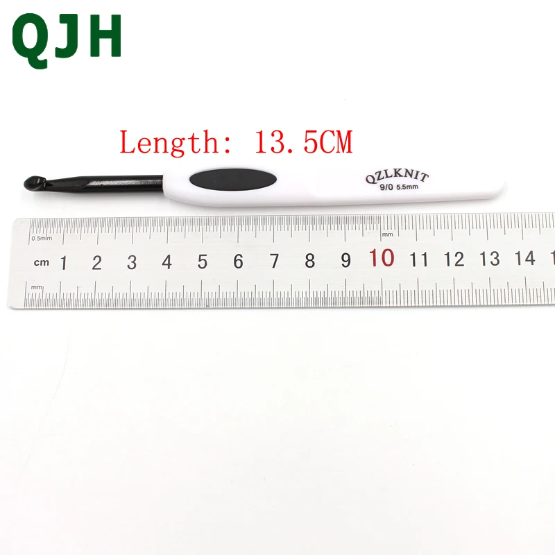 8 Набор размеров 2,5-6 мм плетение Ремесло ABS пластиковая ручка Алюминиевые крючки для вязания крючком пряжа спицы Набор