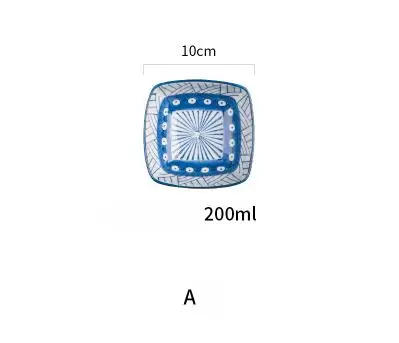 ANTOWALL японская керамика посуда окунание чаша, приправ миска для суши, многофункциональные ингредиенты соус блюдо, для ресторана - Цвет: A