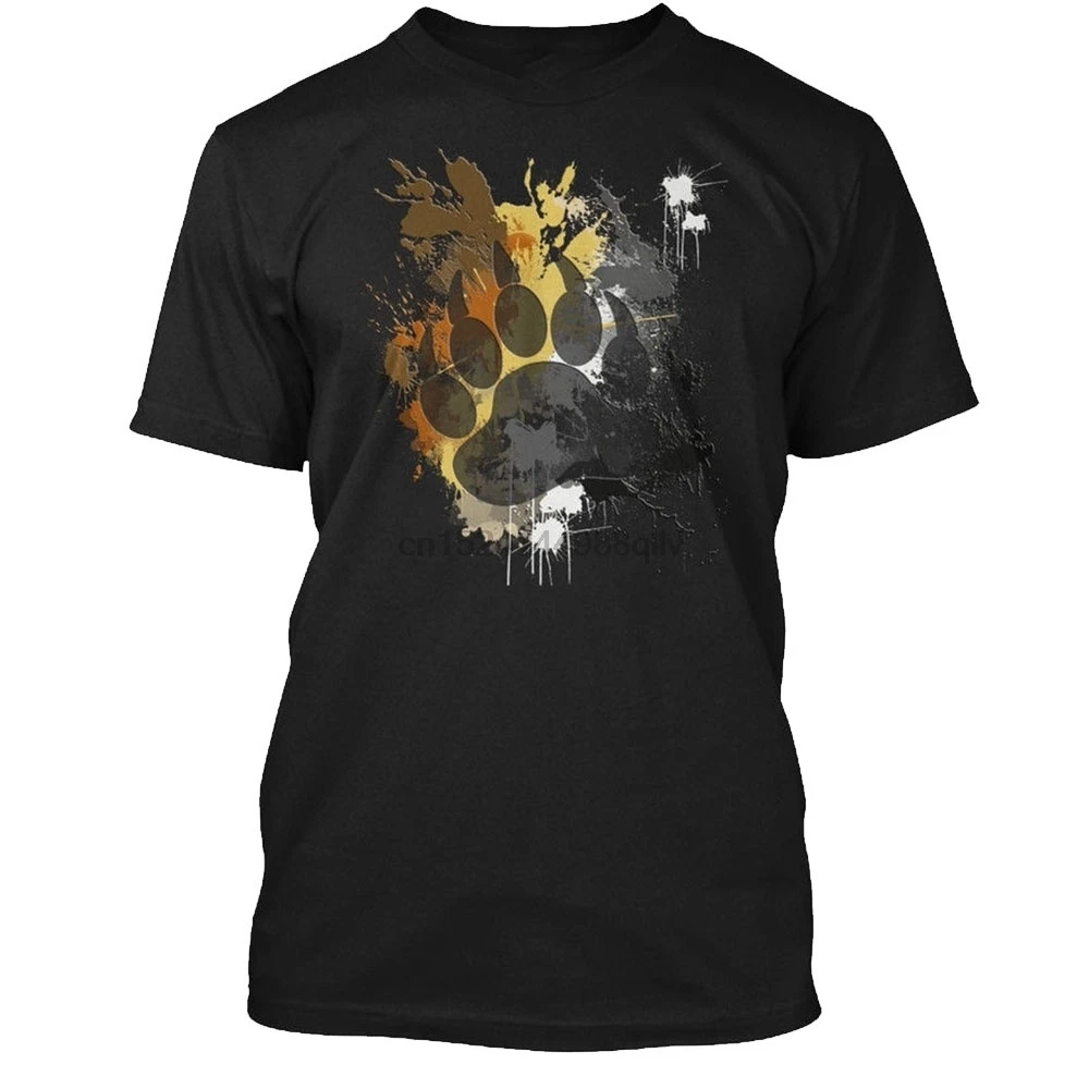 

Gay Bear Pride Paw Popular Tagless Tee T-Shirt