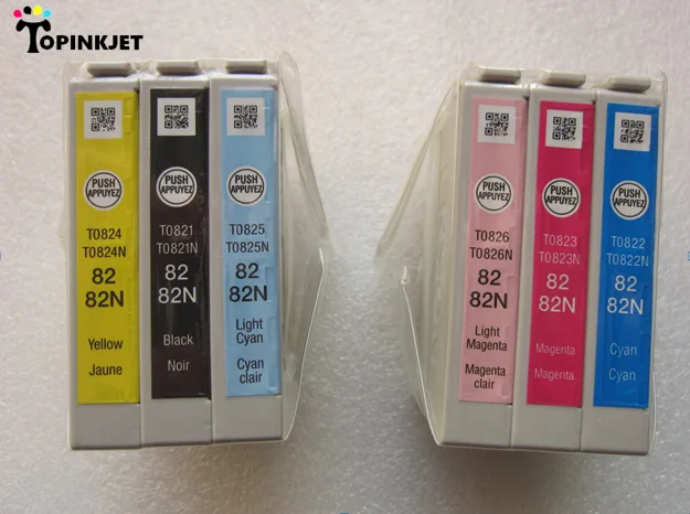 Оригинальный чернильный картридж T0821N T0822N T0826N для Epson Stylus R270/R290/R295/R390