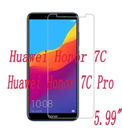 Шт. 2 шт. закаленное стекло 9h Взрывозащищенная защитная пленка для экрана протектор мобильного телефона для huawei Honor 7C/7C Pro 5,99"