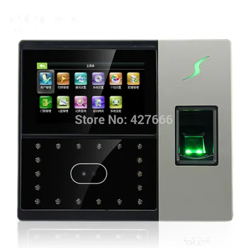 

ZK Touch Screen Face Recognition Staff Attendance System Fingerprint Time Clock With Access Control Terminal IFace702