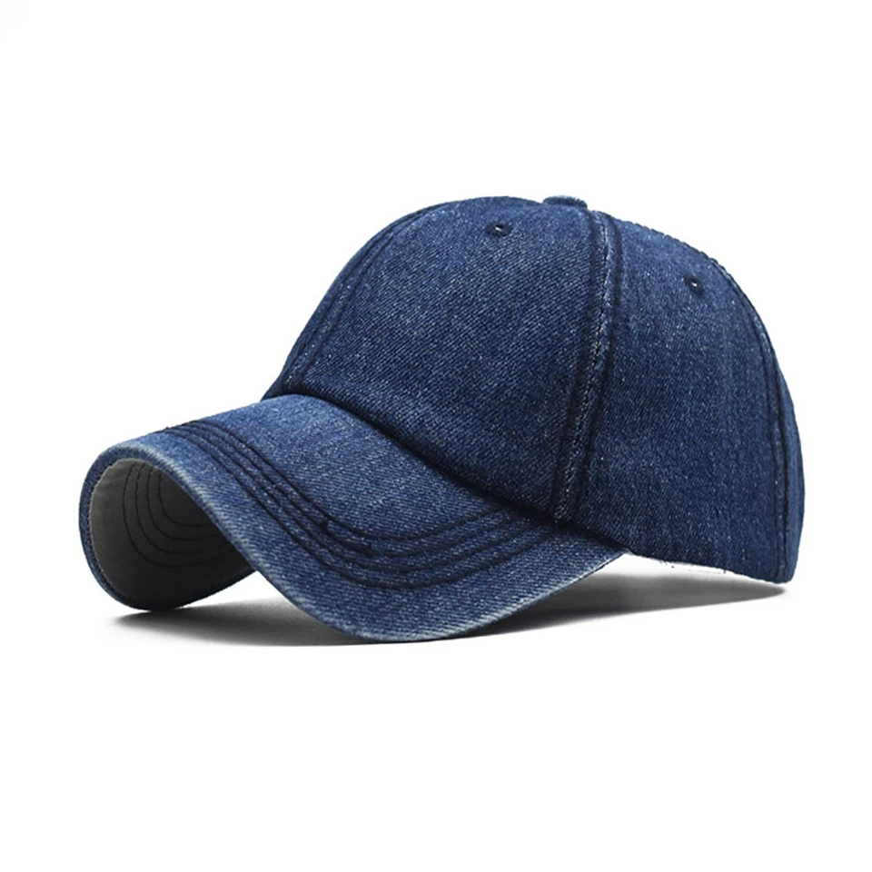 Бейсболки мужские высокого качества унисекс, однотонный джинсовые кепки женские для отдыха кепки без надписей Мужская кепка папа шляпа