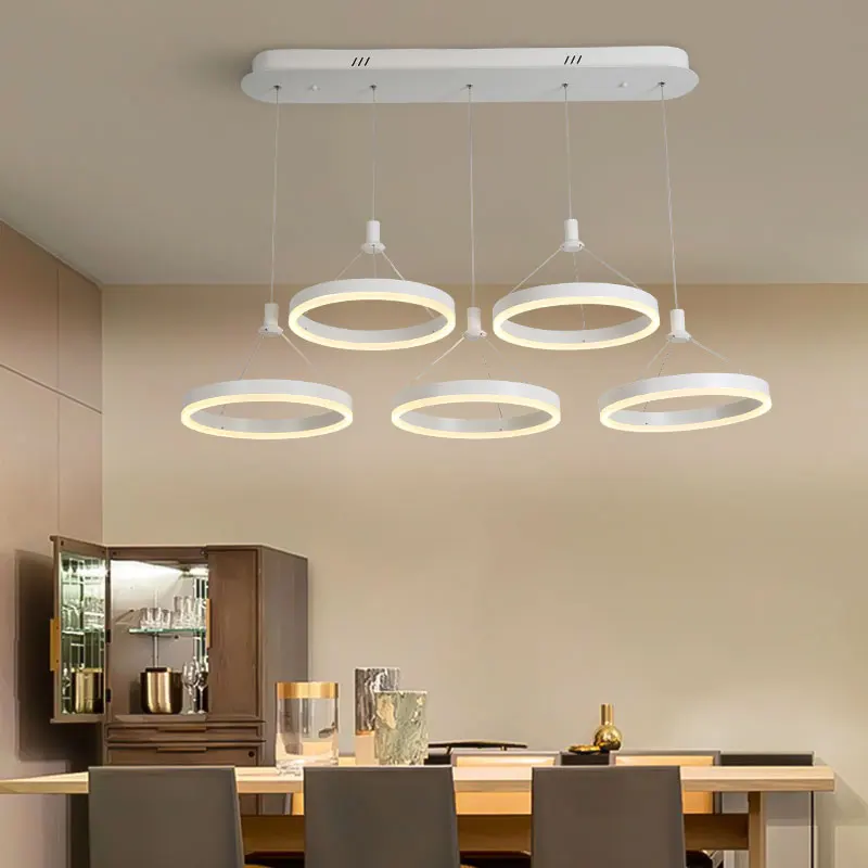 

LED postmodern chandeliers simple living room lights led creative restaurant bedroom lights abaju