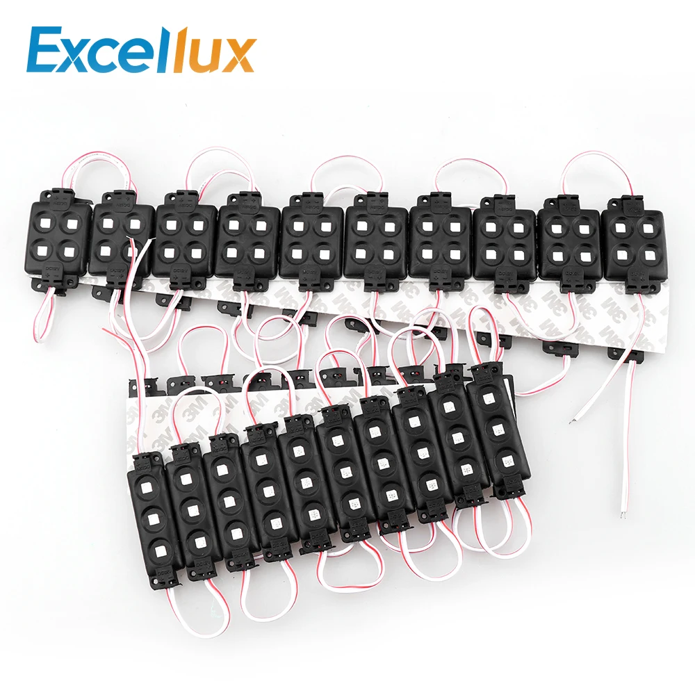 SMD 5050 20pcs/lot Led Advertising Module 3LEDs 4LEDs Luminous Characters Sign Backlight Decor Modules IP65 Waterproof Light | Лампы и