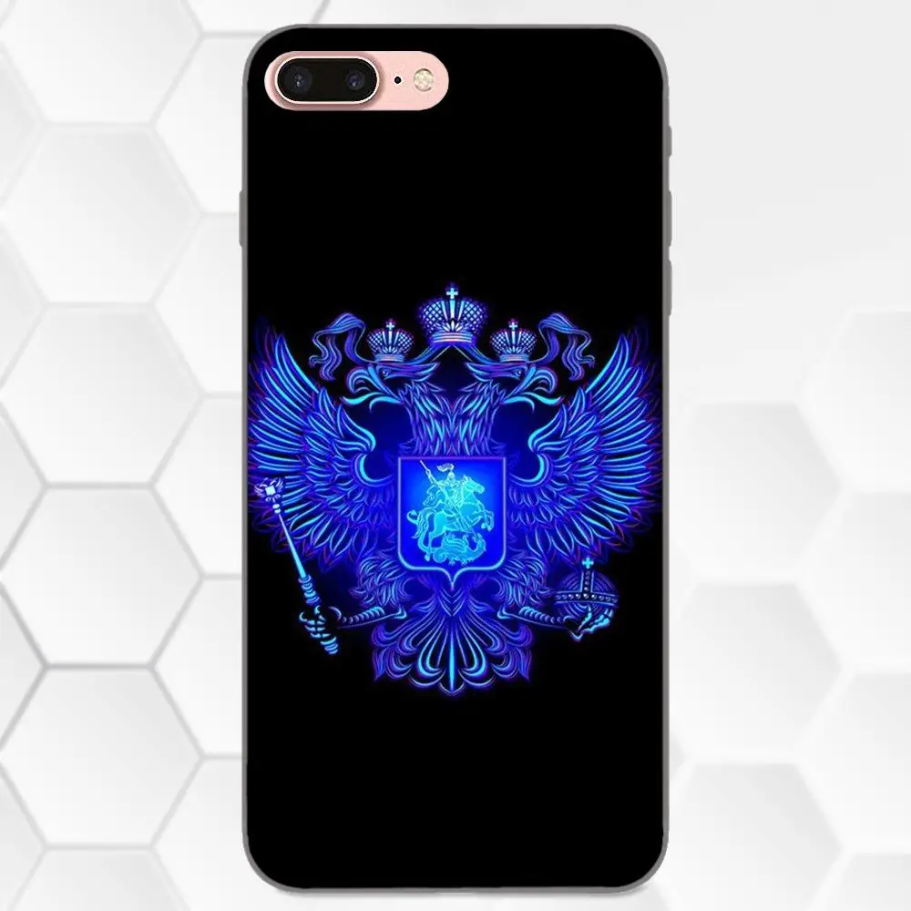 Оригинальный русский флаг мягкий ТПУ оригинал для Huawei Honor Enjoy Mate Note 6s 8 9 10 20 Lite Play Pro