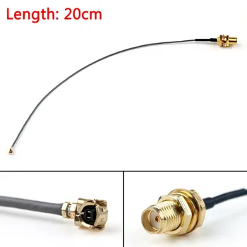 

Artudatech 10PCS 20cm Cable SMA Female Bulkhead Jack To IPX U.FL PCI Card 1.13mm Pigtail Connector