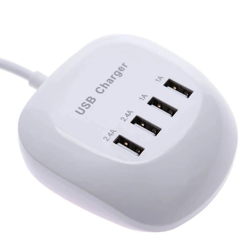 Штепсельная Вилка Европейского/американского стандарта 4 порта usb разветвитель