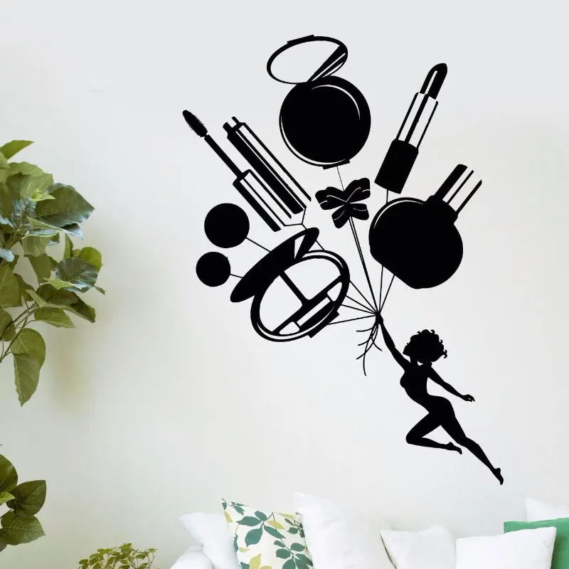 

Beauty tools wall decals beauty wall stickers vinyl wall stickers salon beauty shop poster wall stickers MLY12