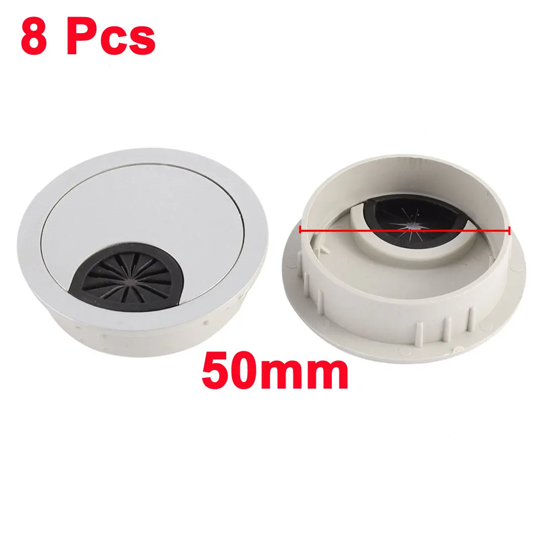 UXCELL 50Mm Mounting Dia Computer Office Desk Table Counter Top Wire