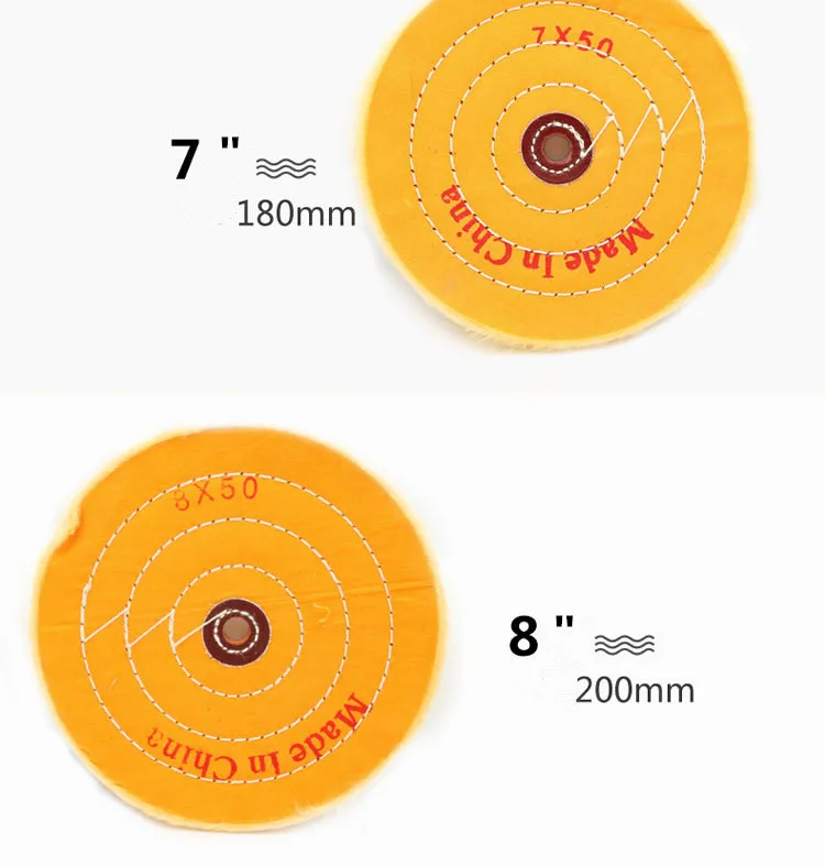 50-300 мм золото Серебряные ювелирные изделия зеркало ограночного хлопка полировка колесо 50 слоев полировки, диск