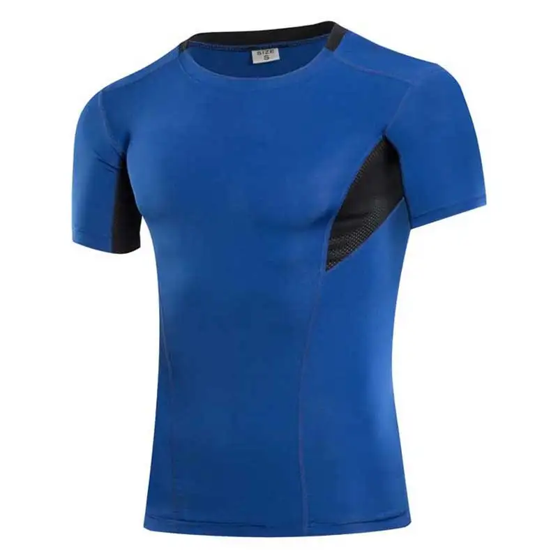 Men Pro Quick Dry Workout Gymming Long Top Tee Sporting Runs Yogaing