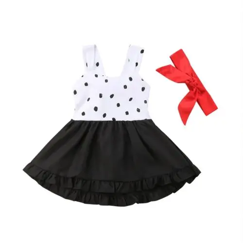 

Fashion Toddler Newborn Kids Baby Girl Clothes CotBackless Bowknot Party Pageant Dress Sundress 2PCS