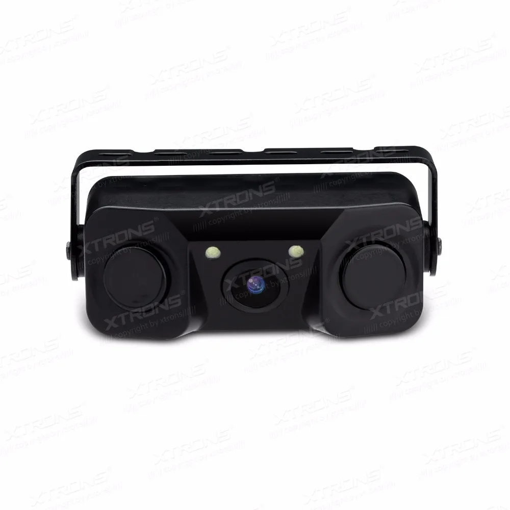 

XTRONS 3 in 1 Camera 170 Degree Sensors Wide Angle Reversing Camera with inbuilt Parking Sensor Water-proof Night vision LED's