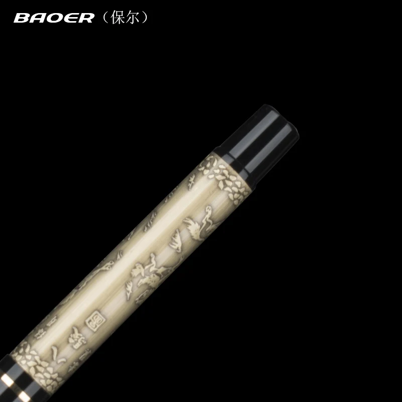 Baoer брендовая металлическая шариковая ручка Изысканная Шариковая ручка для бизнеса для письма для офиса школьные принадлежности студенческий подарок пенал для ручек