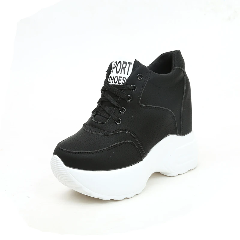 Spring 12CM Heels Wedges Breathable Woman Height Increased Shoes Autumn Women Sneakers Mesh Casual Platform Trainers White Shoes Spring 12CM Heels Wedges Breathable Woman Height Increased Shoes Autumn Women Sneakers Mesh Casual Platform Trainers White Shoes
