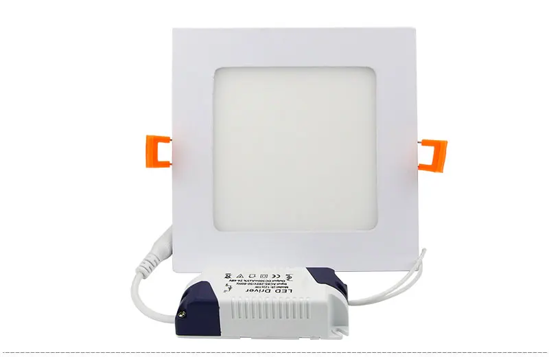downlighters [DBF]Ultra Thin Dimmable 3W 4W 6W 9W 12W 15W 18W Ceiling Lamp Recessed Square LED Panel Light 3000K/4000K/6000K Indoor Lighting downlights