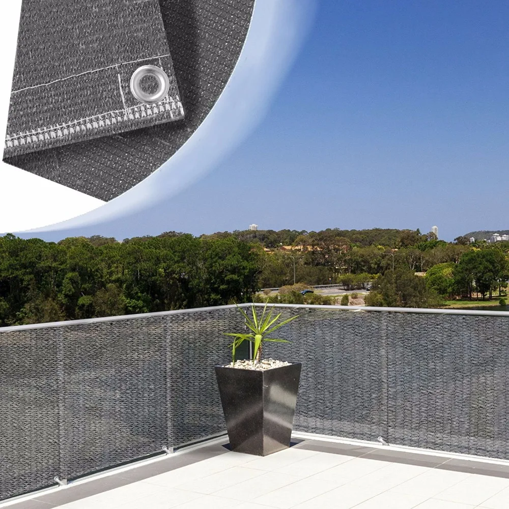 

Balcony Privacy Screening Cover | Screen Cover for UV Protection - 0.75*6M- Gray | Multiple Colors Available